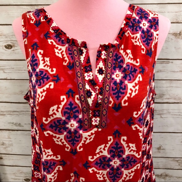 Anthropologie • Akemi + Kin Galapa Cotton Model Split Tank - Picture 4 of 7